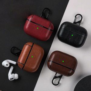Beautifully Crafted Luxurious Leather Apple AirPod Cases Personalized Engraving